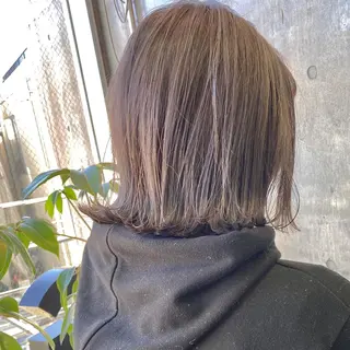 ミディアム カラー ヘアアレンジ tane.所属・【ダメージレス施術】 【透明感】北村 拓也のヘアスタイル