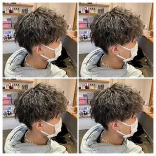 パーマ メンズ 💎髪質改善／艶髪 荻原💎のヘアスタイル