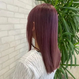 セミロング カラー ノンダメージサロンBonheur銀座並木通り店所属・ULTOWA/銀座 ERIのヘアスタイル