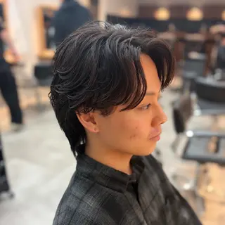 パーマ メンズ 男の理想を叶える🔥 メンズパーマ特化｜関のヘアスタイル