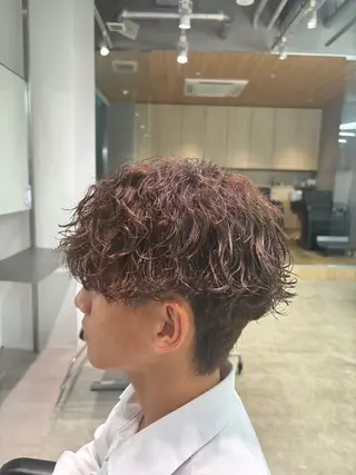 ショート パーマ ☀️fifth天神 英令🌙のヘアスタイル