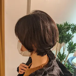 ショート パーマ 中野 雅子のヘアスタイル