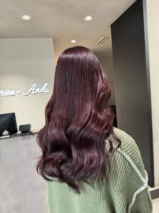 カラー 🇰🇷韓国風ハイ トーンKANA🖤のヘアスタイル