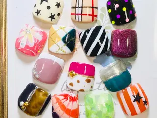 ネイル リラネイル所属・福田 美代子のネイルデザイン