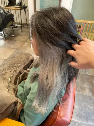 ロング カラー ~tie.hair salon所属・Ryoka🌼倉敷/ ハイトーン/レイヤーのヘアスタイル