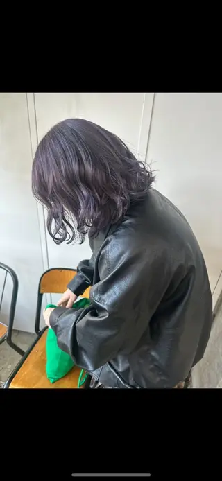 ミディアム カラー myu 🐈‍⬛のヘアスタイル