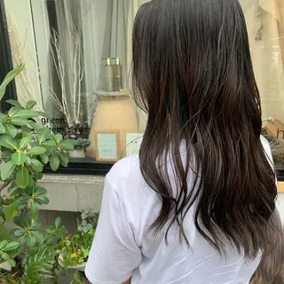 ロング 艶髪color💎髪 質改善ストレート大吉のヘアスタイル