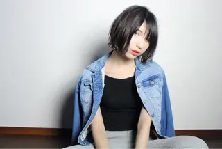 ショート 横井伴典 矢場町 メンズパーマ/カットのヘアスタイル