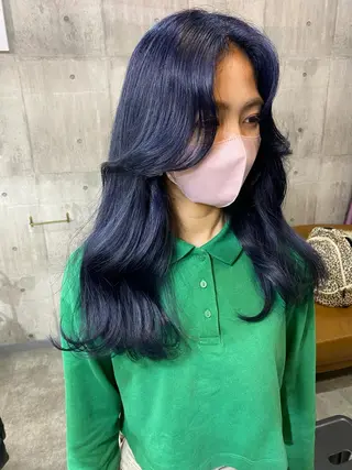 セミロング カラー SHURI❤️‍🔥 中/韓mix ♡のヘアスタイル