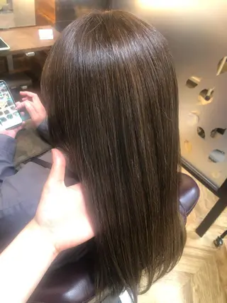 カラー 韓国ヘア🇰🇷船橋 髪質改善/上野愛果のヘアスタイル
