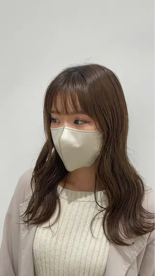 セミロング レイヤー/ハイトーン 🫧‪Erikaのヘアスタイル