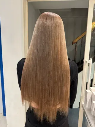 ロング 🌈評価No.1🌈 艶髪カラー❌エクステのヘアスタイル