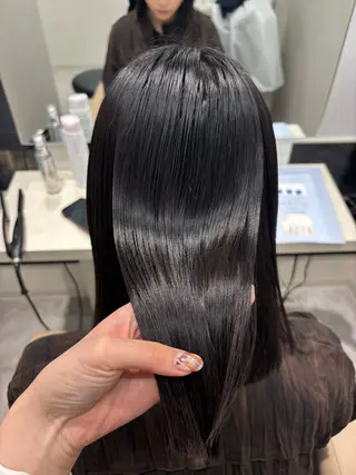 ミディアム カラー パーマ ヘアアレンジ 押切 響　のヘアスタイル