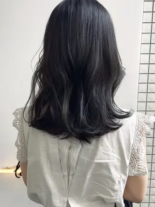 ミディアム カラー Large 都筑雅人のヘアスタイル