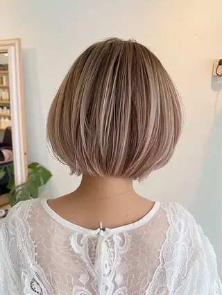 ショート Hair&Eye Laffin.のヘアスタイル