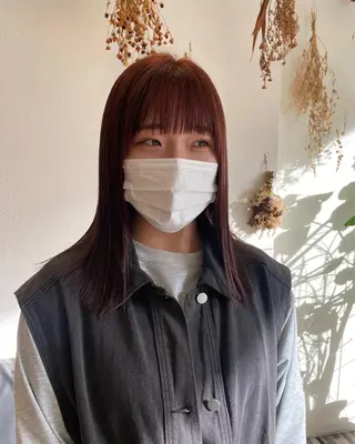 ミディアム botan🦖*･ amiのヘアスタイル