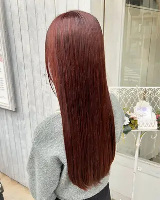 ロング ツヤ感ナチュラル 野口晴菜のヘアスタイル