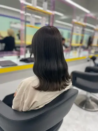 セミロング カラー ヘアアレンジ 【透明感×レイヤー】 🍃RIKU🍃のヘアスタイル