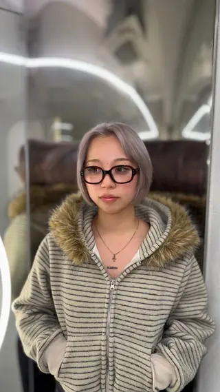 カラー ANN GAGAのヘアスタイル