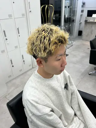 ショート パーマ メンズ 女子ウケ✅/メンズ パーマ/Renaのヘアスタイル