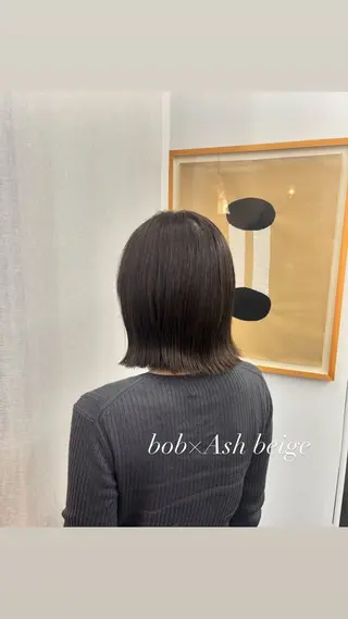 ミディアム カラー ヤマザキ アヤメ 【シベルバレー横浜】のヘアスタイル