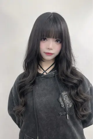 ロング カラー 下妻 カラーエクステ難波のヘアスタイル