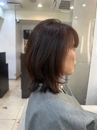 ミディアム LEWIN ginza所属・🫧パーマモデル /mikuのヘアスタイル