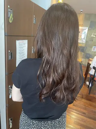 ロング カラー 福見 美保のヘアスタイル