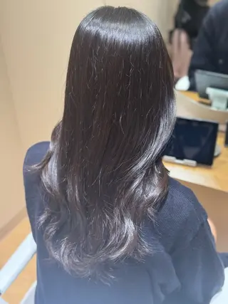 ロング 黒島優香🦋 /縮毛矯正/髪質改善のヘアスタイル