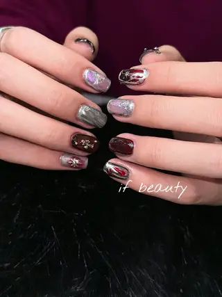 ネイル if Hair＆Nail Salon所属・IKA /海外ネイル /個性派/ワンホンのネイルデザイン