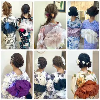 ヘアアレンジ 鷲見 望のヘアスタイル