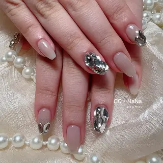 ネイル 💎CC・NaNa 韓国風ネイル🌙Cのネイルデザイン