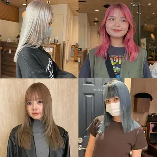 セミロング カラー パーマ指名No1 /namiのヘアスタイル