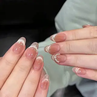 ネイル By moonネイル 🌷ワンホン/韓国風のネイルデザイン