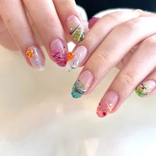 ネイル 新井 ひなののネイルデザイン