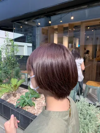 ショート カラー パーマ ヘアアレンジ ネイル マツエク・マツパ Sia中野新橋 『JUNYA』のヘアスタイル