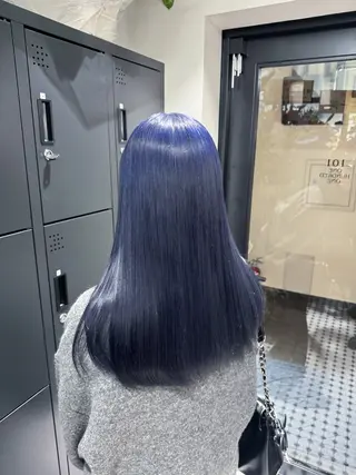 セミロング カラー ヘアアレンジ Over hair所属・Over hair_ misakiのヘアスタイル