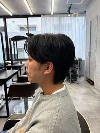 ミディアム たまプラーザ/駅近/ clan/前田 朋輝のヘアスタイル