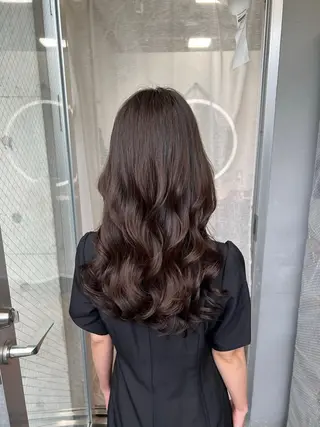 ロング パーマ ⭐️コテ巻き風パーマ 髪質改善/タナカのヘアスタイル