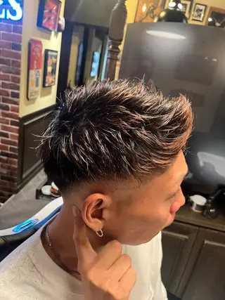 ショート メンズ 佐藤 稜大のヘアスタイル