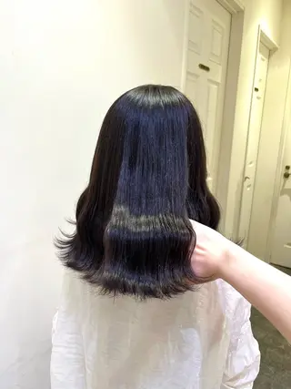 ミディアム 🎀透明感カラー🎀 ヘアメ／mikotoのヘアスタイル