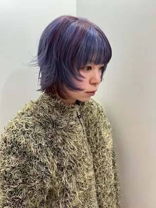 ミディアム 💥ウルフカット デザインあんな💥のヘアスタイル