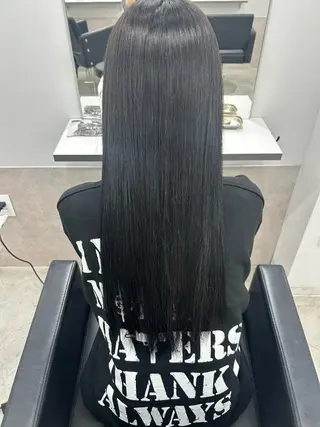 ロング カラー MOE🌙 博多ハイトーンのヘアスタイル