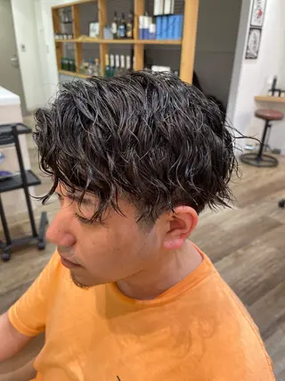 パーマ メンズ メンズパーマ 北原寿樹のヘアスタイル