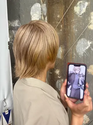 ショート カラー あらげ 🌈推しカラー🌈ᵕのヘアスタイル