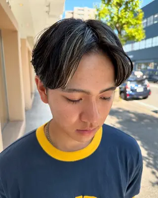 ショート メンズパーマ 宮本礼慈のヘアスタイル