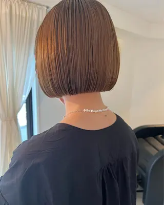 ミディアム ブリーチカラー🎀 韓国風/寺門美優のヘアスタイル