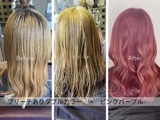 セミロング SARAJU 仁川店【カラー特化】のヘアスタイル