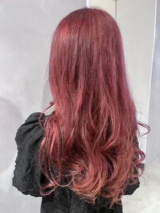 ロング ハイトーンカラー/ 田中和磨のヘアスタイル