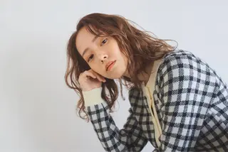 ミディアム たけだ れなのヘアスタイル